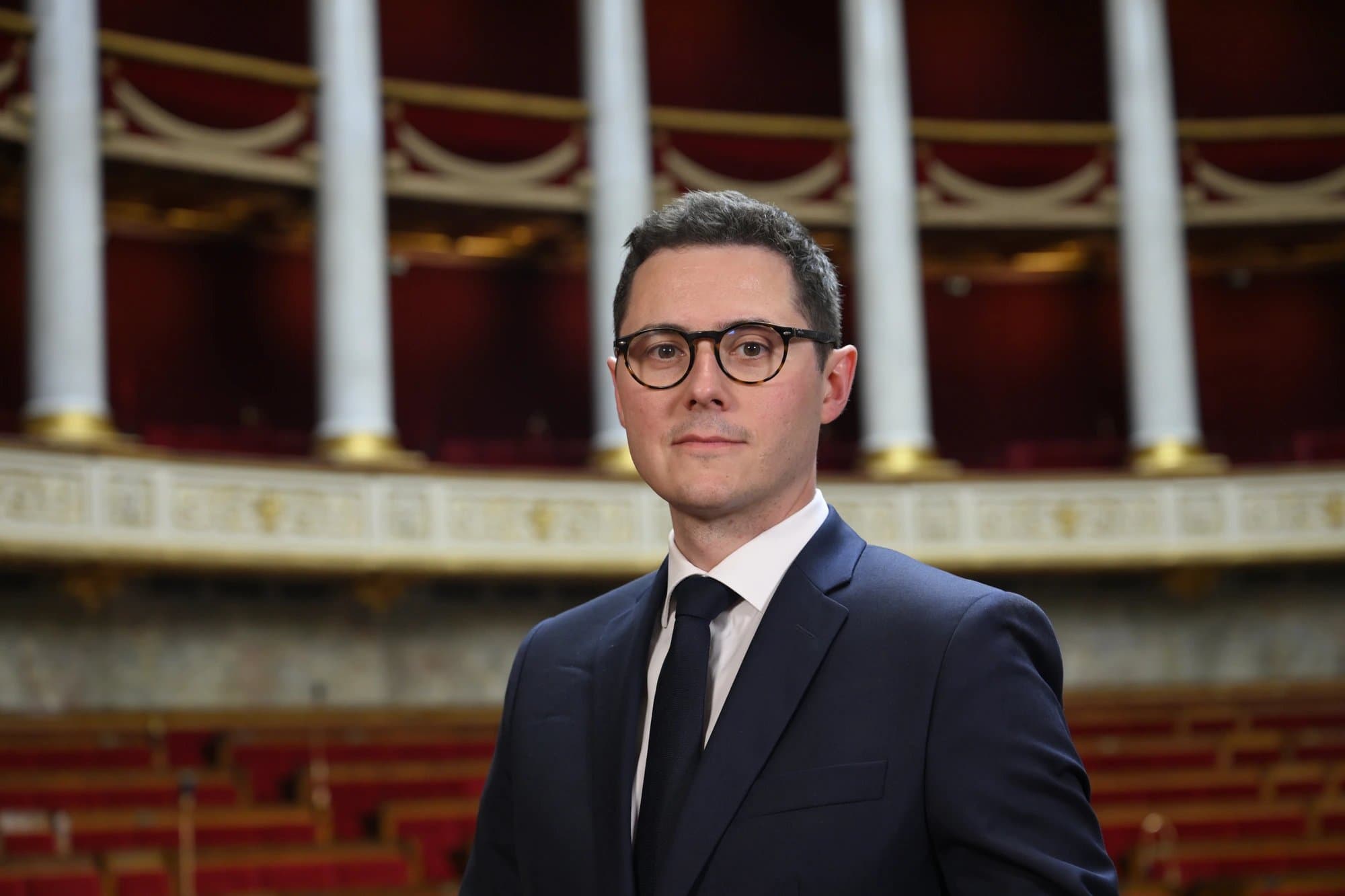 Portrait de Vincent Caure à l’Assemblée nationale